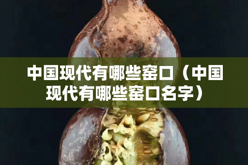 中國現代有哪些窯口（中國現代有哪些窯口名字）