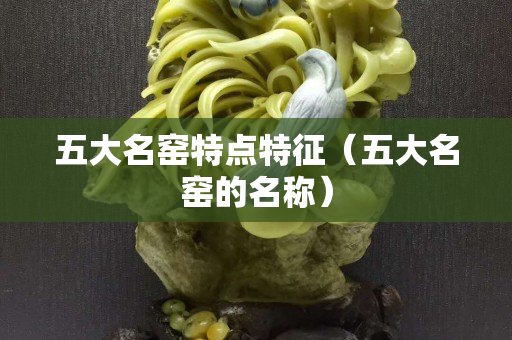 五大名窯特點特征（五大名窯的名稱）
