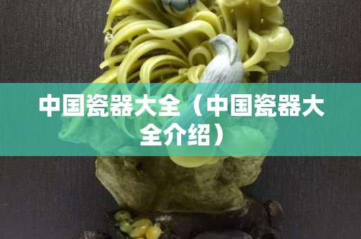 中國瓷器大全（中國瓷器大全介紹）