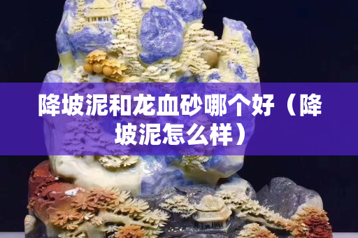 降坡泥和龍血砂哪個好（降坡泥怎么樣）