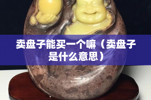 賣盤子能買一個嘛（賣盤子是什么意思）