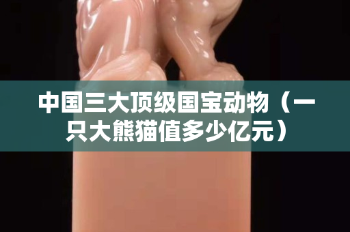 中國三大頂級國寶動物（一只大熊貓值多少億元）