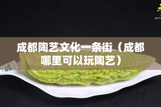 成都陶藝文化一條街（成都哪里可以玩陶藝）