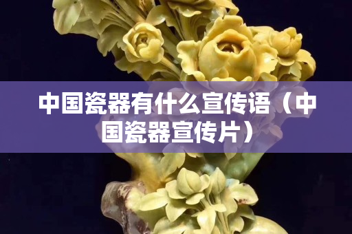 中國瓷器有什么宣傳語（中國瓷器宣傳片）