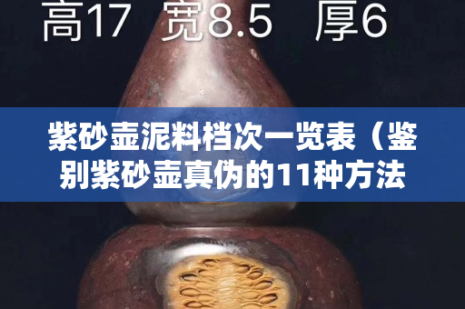 紫砂壺泥料檔次一覽表（鑒別紫砂壺真?zhèn)蔚?1種方法）