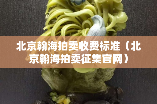 北京翰海拍賣收費標準（北京翰海拍賣征集官網）