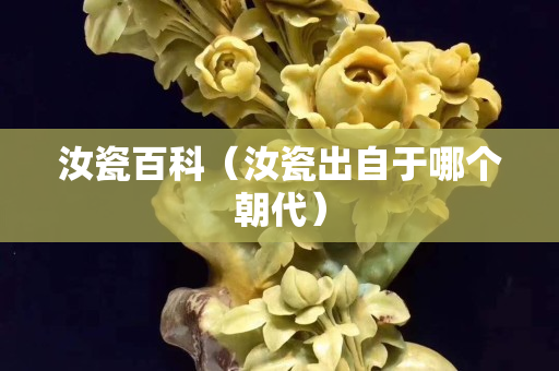 汝瓷百科（汝瓷出自于哪個朝代）