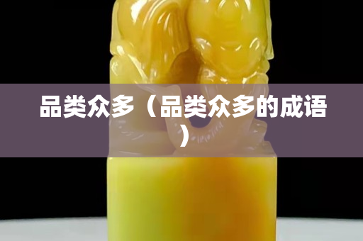 品類眾多（品類眾多的成語）