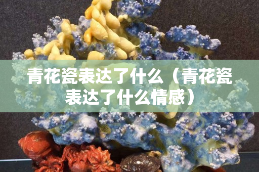 青花瓷表達了什么（青花瓷表達了什么情感）