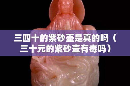 三四十的紫砂壺是真的嗎（三十元的紫砂壺有毒嗎）