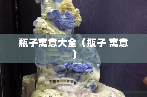 瓶子寓意大全（瓶子 寓意）