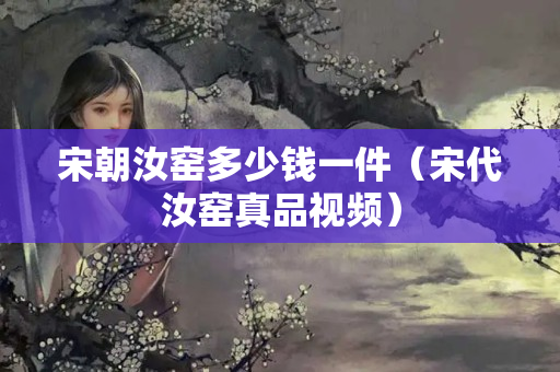 宋朝汝窯多少錢一件（宋代汝窯真品視頻）