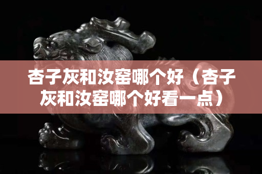 杏子灰和汝窯哪個(gè)好（杏子灰和汝窯哪個(gè)好看一點(diǎn)）