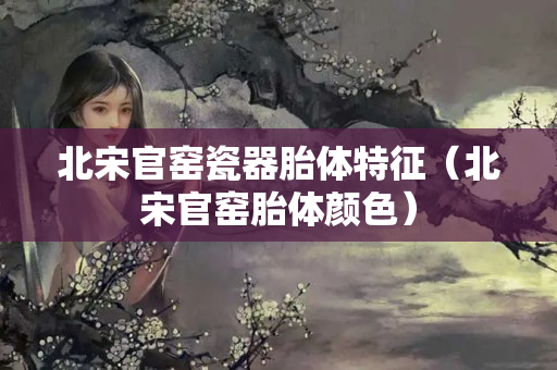 北宋官窯瓷器胎體特征（北宋官窯胎體顏色）