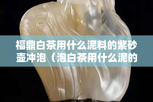 福鼎白茶用什么泥料的紫砂壺沖泡（泡白茶用什么泥的紫砂壺）