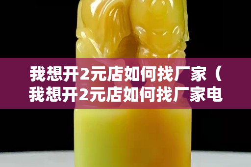 我想開2元店如何找廠家（我想開2元店如何找廠家電話）