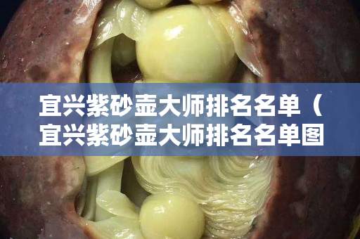 宜興紫砂壺大師排名名單（宜興紫砂壺大師排名名單圖片）