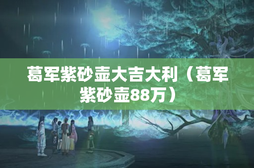 葛軍紫砂壺大吉大利（葛軍紫砂壺88萬）