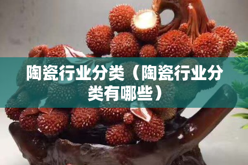 陶瓷行業分類（陶瓷行業分類有哪些）