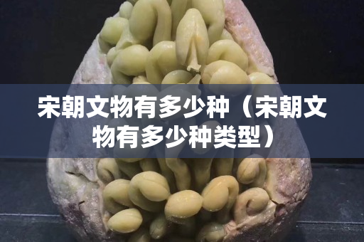 宋朝文物有多少種（宋朝文物有多少種類型）