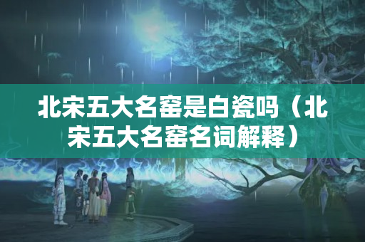 北宋五大名窯是白瓷嗎（北宋五大名窯名詞解釋）