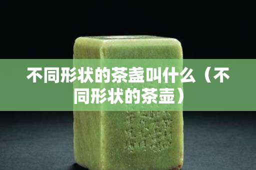 不同形狀的茶盞叫什么（不同形狀的茶壺）