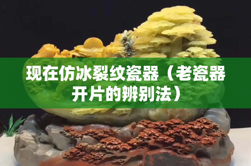 現(xiàn)在仿冰裂紋瓷器（老瓷器開片的辨別法）