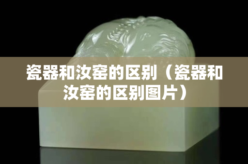 瓷器和汝窯的區別（瓷器和汝窯的區別圖片）