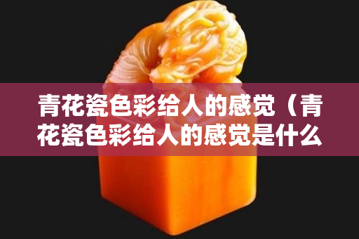 青花瓷色彩給人的感覺（青花瓷色彩給人的感覺是什么）