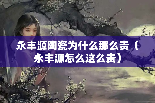 永豐源陶瓷為什么那么貴（永豐源怎么這么貴）