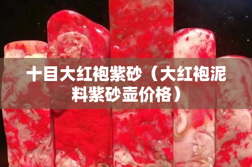 十目大紅袍紫砂（大紅袍泥料紫砂壺價格）