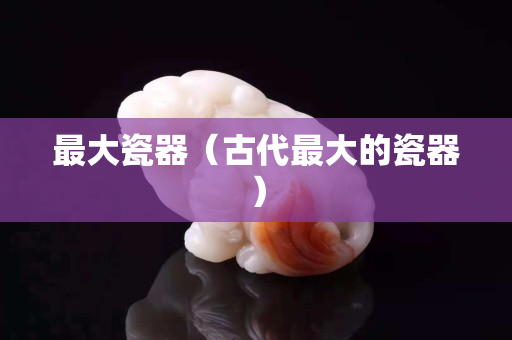 最大瓷器（古代最大的瓷器）
