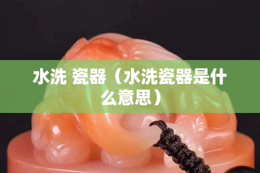 水洗 瓷器（水洗瓷器是什么意思）