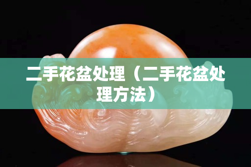二手花盆處理（二手花盆處理方法）