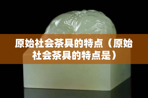 原始社會茶具的特點（原始社會茶具的特點是）