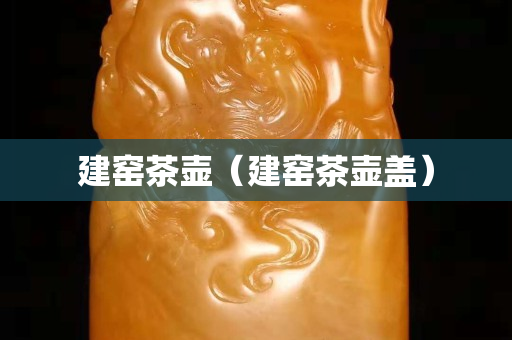建窯茶壺（建窯茶壺蓋）