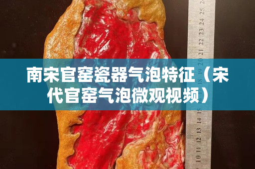南宋官窯瓷器氣泡特征（宋代官窯氣泡微觀視頻）
