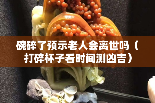 碗碎了預(yù)示老人會離世嗎（打碎杯子看時間測兇吉）
