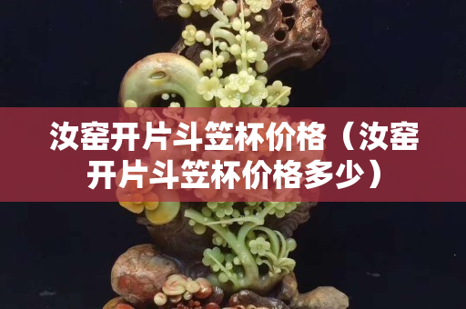 汝窯開片斗笠杯價格（汝窯開片斗笠杯價格多少）