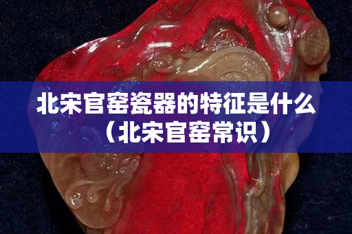 北宋官窯瓷器的特征是什么（北宋官窯常識）