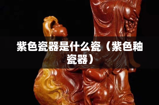 紫色瓷器是什么瓷（紫色釉瓷器）