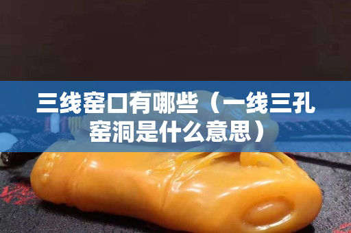 三線窯口有哪些（一線三孔窯洞是什么意思）