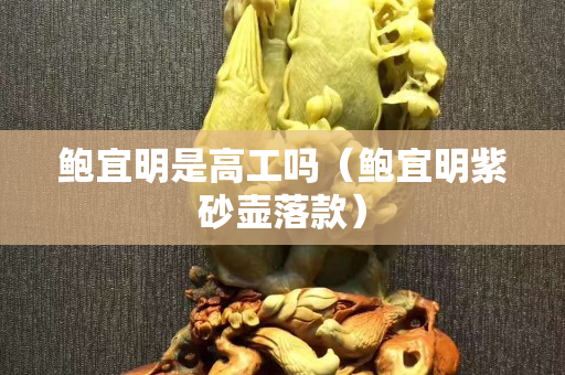鮑宜明是高工嗎（鮑宜明紫砂壺落款）