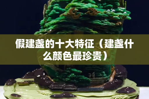 假建盞的十大特征（建盞什么顏色最珍貴）