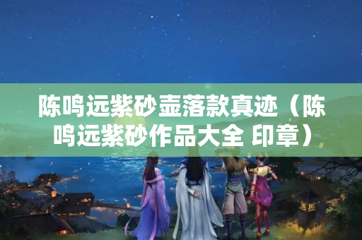 陳鳴遠紫砂壺落款真跡（陳鳴遠紫砂作品大全 印章）