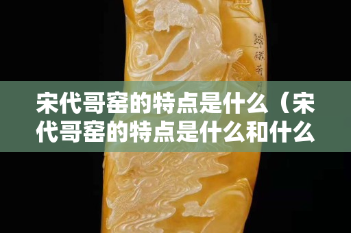 宋代哥窯的特點是什么（宋代哥窯的特點是什么和什么）