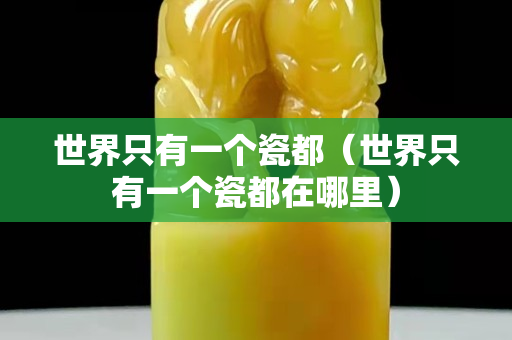 世界只有一個瓷都（世界只有一個瓷都在哪里）