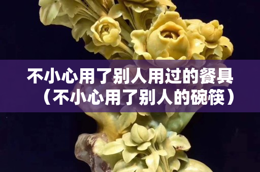 不小心用了別人用過的餐具（不小心用了別人的碗筷）