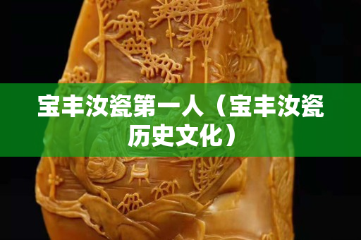 寶豐汝瓷第一人（寶豐汝瓷歷史文化）