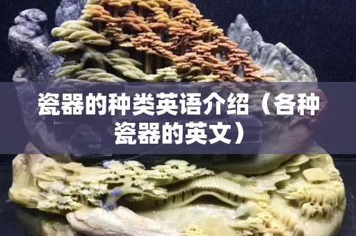瓷器的種類英語介紹（各種瓷器的英文）